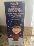 Nib PEANUTS-50 Years Charlie Brown Musical Christmas Tree Linus Blanket 24". Fixed Price $29.99.