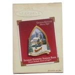 2002 Hallmark Sunday Evening Sleigh Ride Kinkade Keepsake Ornament Iob QX2903. Fixed Price $12.94.