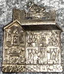 Vintage Reed Barton Christmas Tree Ornament Village House Captains Victorian. Fixed Price $9.99.