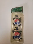 Greenbrier Christmas House Collectible Ornaments W/ 24 Kt Gold Trim Snowmen 2PK. Fixed Price $10.00.