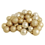 Northlight 60 Count Champagne Shatterproof 4-FINISH Christmas Ball Ornaments. Fixed Price $24.00.