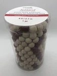 Ashland Cranberry Natural Wood Bead Christmas Garland Farmhouse Decor 9 Ft New. Fixed Price $11.99.