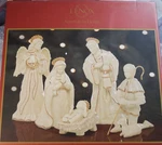 Lenox 6 Pc Innocence Nativity Set - Holy Family / Angel Shepherd New Box!!. Fixed Price $225.00.