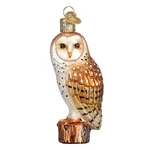 Old World Christmas Barn Owl Glass Blown Ornament For 3X3,. Fixed Price $34.99.