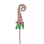 18" Whimsical Elf Striped Pick Oh What Fun Christmas New Raz Imports 4116363. Fixed Price $17.99.