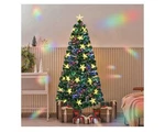 Juegoal 6FT Pre-lit Artificial Christmas Tree, Lighted Optical Fiber. Fixed Price $45.00.