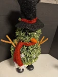 Jolly Snowman Lighted Topiary 29 Greeter Christmas Winter Wonder Lane. Fixed Price $74.99.