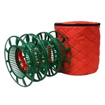 Northlight 3 Reel Red Christmas Set Quilted Storage Bag. Fixed Price $46.61.