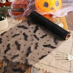 Halloween Table Runner Black Bat Party Dinner Decoration Mat. Fixed Price $25.04.
