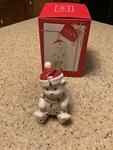 Lenox Tangled Christmas Bear Ornament 868116 W/box. Fixed Price $14.00.