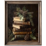 Hubbgdesign Vintage Rustic Christmas Wall Art Still Life 10"L X 8"W, Black. Fixed Price $15.05.