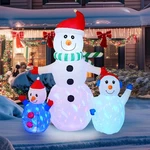 Hourleey 6 Ft Christmas Inflatable Snowman Outdoor Decorations, Blow Up Snowm.... Fixed Price $102.51.