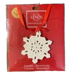 Lenox Pierced Snowflake Charm Macy's Exclusive 2.5" Christmas Ornament 812850. Fixed Price $12.95.