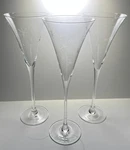 3 Waterford Marquis Champagne Crystal Glasses Celebration Starburst 11.25" X 4". Fixed Price $39.95.