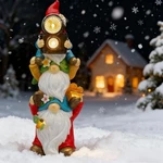 Funny Photography Garden Gnomes Statue, Solar Christmas Outdoor Decor .... Fixed Price $31.45.