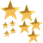 Pkgd Foil Star Cutouts Of Size Asstd For Christmas - Beistle. Fixed Price $19.35.