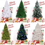 4/5/6/7FT Artificial Christmas Tree With Led Lights Stand Xmas Holiday Pre Lit. Fixed Price $95.99.