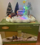 Holiday Living Musical Winter Vacation Scene # 0477384 Plays Jingle Bells Lights. Fixed Price $25.83.