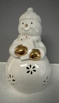 Lenox Snowman China Jewels Christmas Votive Figurine 2003 Original Box Euc. Fixed Price $18.50.