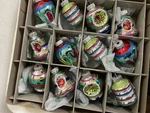 Christopher Radko Shiny Brite Vintage Style Glass Christmas Ornaments. Fixed Price $79.99.