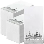200 Pack Christmas Guest Towels Disposable Bathroom Paper Hand C.... Fixed Price $39.57.