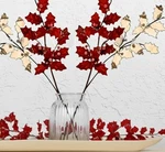 Regency Velvet Holly Spray Stem Floral Filler Christmas Accent Craft Supplies. Fixed Price $6.99.