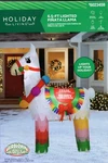Holiday Living 6023459 Airblown Inflatable 6.5' Lighted Pinata Llama - New!. Fixed Price $74.95.