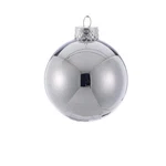 Kurt Adler Shiny Silver Glass Ball Ornament Set Of 6. Fixed Price $25.24.