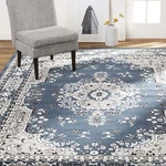 Home Dynamix Premium Sakarya Traditional Medallion Border Area Rug, Midnight .... Fixed Price $150.49.