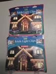 Santas Best 100 Icicle Clips Shingle Or Gutter Christmas String Lights New. Fixed Price $30.00.