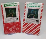 24 Christmas Luminarias Magic Lanterns Candy Cane Stripes & Snowflake - Empire. Fixed Price $24.00.