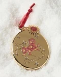 Anthropologie Lou Benesch Zodiac Ornament Gold Sagittarius" Nwt Christmas Gift. Fixed Price $21.99.