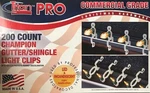 200 Dyno Titan Pro Commercial Grade Champion Gutter/shingle Light Clips - New. Fixed Price $19.99.
