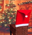 10 Christmas Chair Covers Dinner Table Santa Hat Home Decorations Ornaments Gift. Fixed Price $17.24.