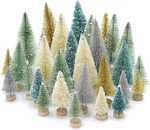 30PCS Bottle Brush Christmas Trees Mini With Multicolor. Fixed Price $28.17.