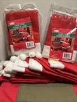 Christmas House Santa Hat Chair Covers - Set Of 8 Pre Owned. Fixed Price $24.95.
