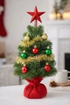 New! Target Wondershop 1.5' 15 Pc Mini Artificial Christmas Tree Trimming Kit. Fixed Price $20.00.