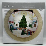 Crofton Holiday Charger And Plate Set Boxed 13" 10" Porcelain New. Fixed Price $11.95.