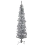 6 Ft. Tinsel Collection Silver Tree. Fixed Price $68.99.