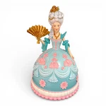 Pre-order 18" Marie Cake Lady With Fan Christmas Decor *ships 9/2026* New. Fixed Price $149.95.