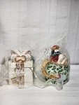 Avon Nicholas Teapot, Creamer Gift Box & Sugar Bowl In Santa Claus 2001. Fixed Price $45.99.