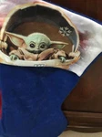Star Wars The Mandalorian Baby Yoda Christmas Felt Hanging Stocking 13". Fixed Price $9.95.