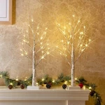 Peiduo Christmas Decorations Indoor 2 Ft Birch Tree With Led Lights Fairy Lig.... Fixed Price $43.99.