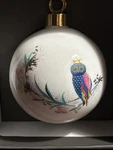 Portmeirion Sara Miller London Bauble Ball Christmas Ornament Festive Owl. Fixed Price $28.00.