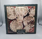 Vtg New Capriware Christmas Holiday Ceramic Hand Painted Dessert 8 Pieces Set. Fixed Price $39.99.