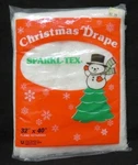 Vintage Union Co. Christmas Drape Sparkl-tex Village Putz Ground Snow 32" 40". Fixed Price $11.99.
