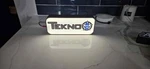 Tekno Rc Led Light Box Sign Wall Mount Free Standing Usb Powered. Fixed Price $34.99.