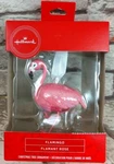Hallmark Pink Flamingo Christmas Ornament Flamant Rose Glitter Tree. Fixed Price $18.99.