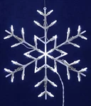 Vickerman 16" Snowflake Wire Silhouette With 35 Led Lights Nob. Fixed Price $20.00.