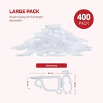 Sewanta 400 Pc All-purpose Holiday Light Clip Holders For C5,C6, C7, C9, Mini. Fixed Price $17.95.